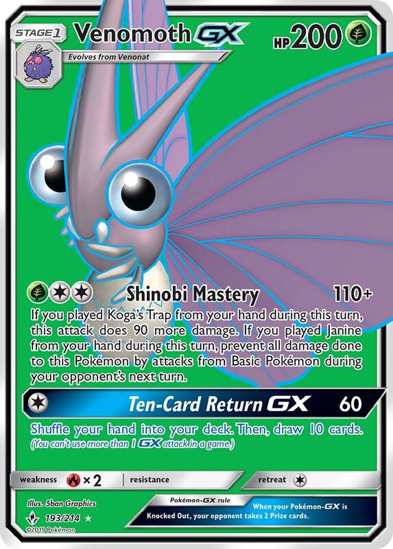 Venomoth-GX 193/214 - Unbroken Bonds