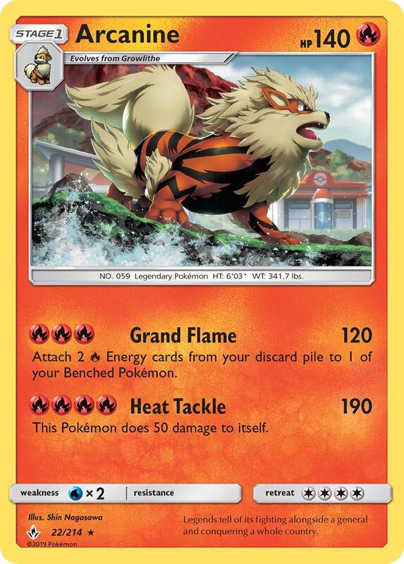 Arcanine 22/214 - Unbroken Bonds