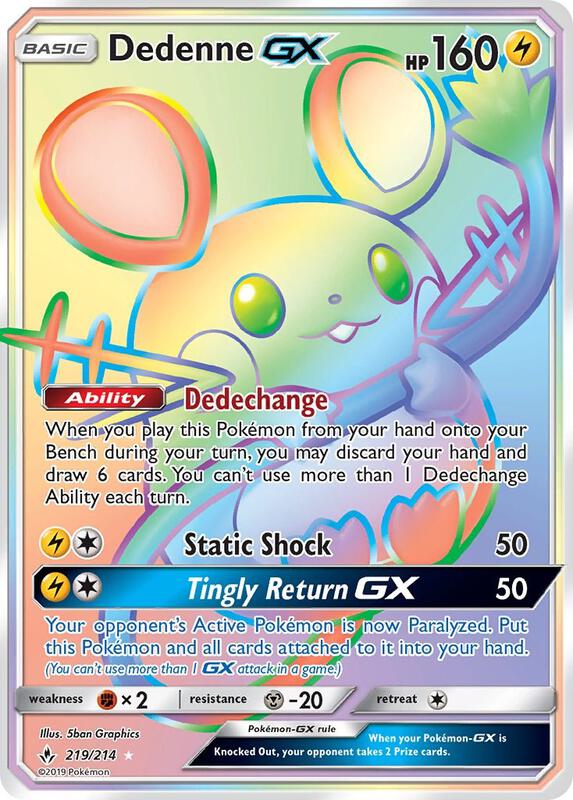 Dedenne-GX 219/214 - Unbroken Bonds