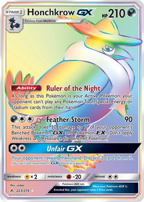 Honchkrow-GX 223/214 - Unbroken Bonds
