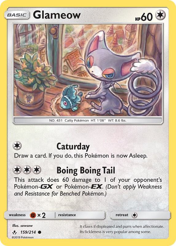 Glameow 159/214 - Unbroken Bonds