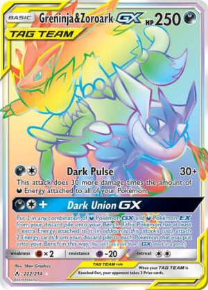 Greninja & Zoroark-GX 222/214 - Unbroken Bonds