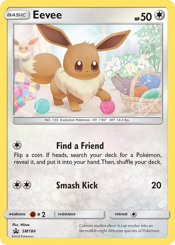 Karta Pokemon Eevee - SM184 - SM Promos SM184