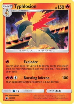 Karta Pokemon Typhlosion - SM185 - SM Promos SM185