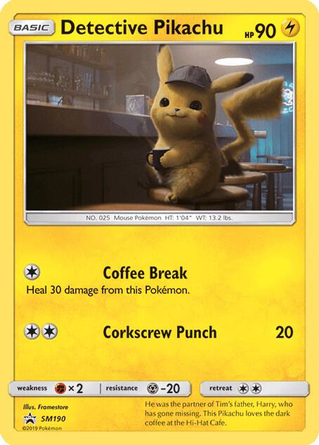 Karta Pokemon Detective Pikachu - SM190 - SM Promos SM190