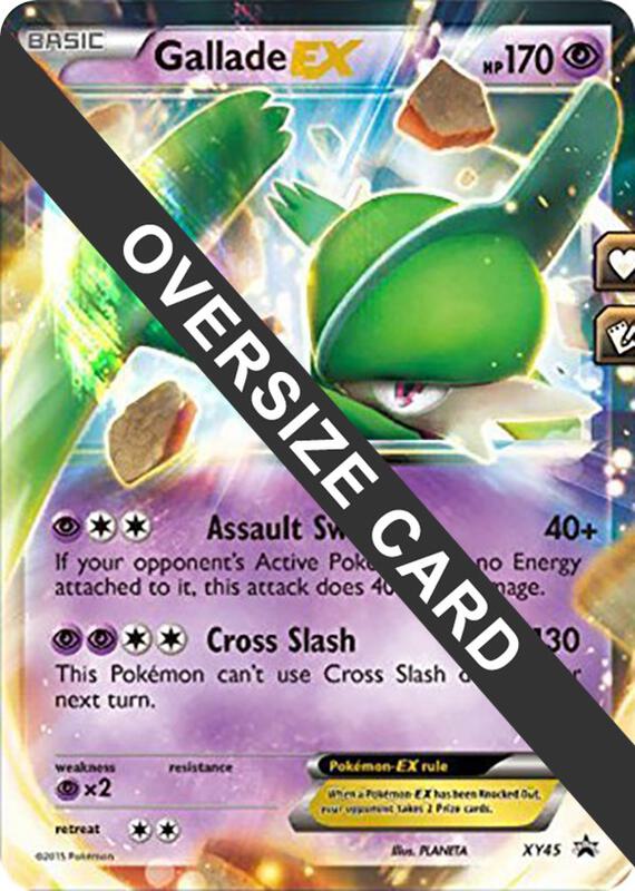 Karta Pokemon Gallade EX - XY45 (XY Black Star Promo) - Jumbo Cards XY45