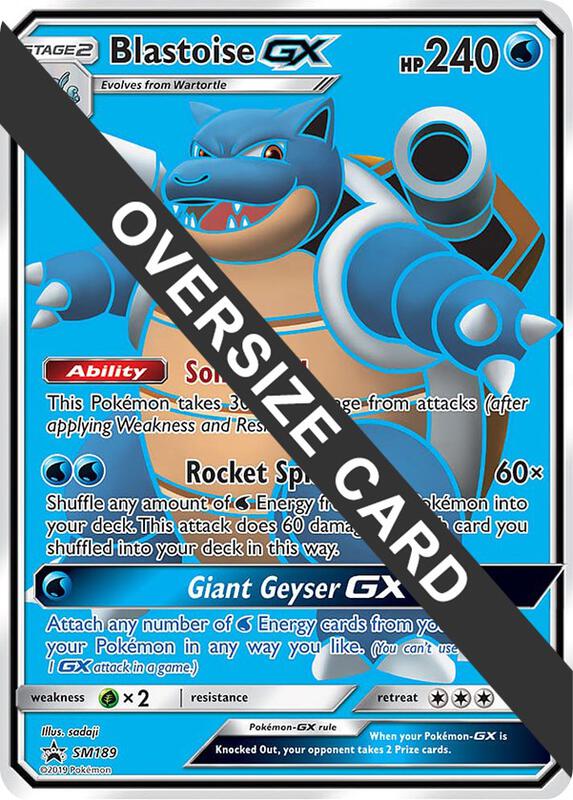 Karta Pokemon Blastoise GX - SM189 (Black Star Promos) - Jumbo Cards SM189