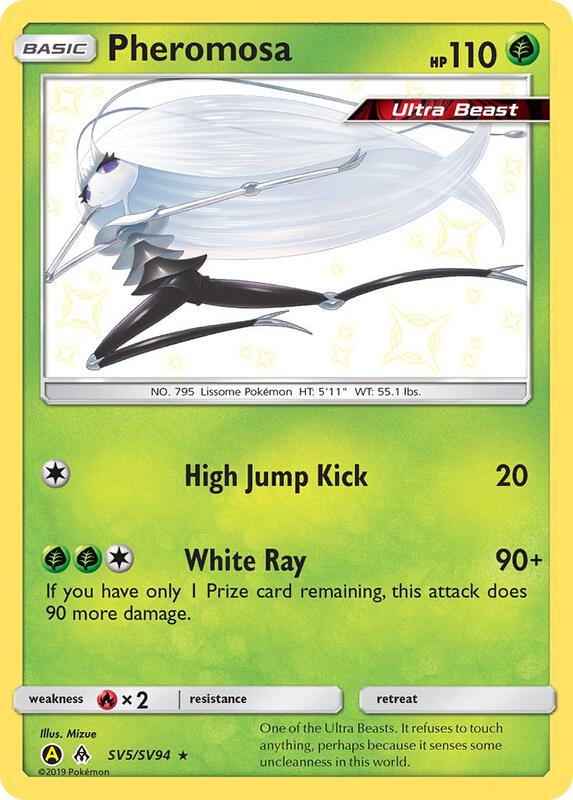 Karta Pokemon Pheromosa - Hidden Fates: Shiny Vault SV5/SV94