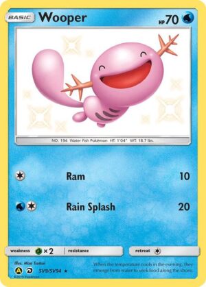 Karta Pokemon Wooper - Hidden Fates: Shiny Vault SV9/SV94
