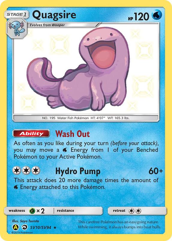 Karta Pokemon Quagsire - Hidden Fates: Shiny Vault SV10/SV94