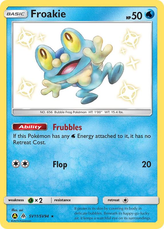 Karta Pokemon Froakie - Hidden Fates: Shiny Vault SV11/SV94