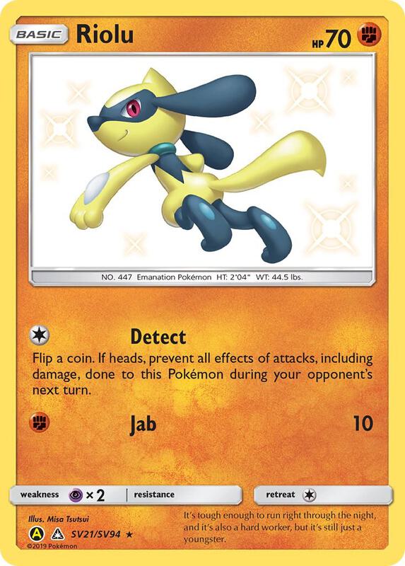 Karta Pokemon Riolu - Hidden Fates: Shiny Vault SV21/SV94