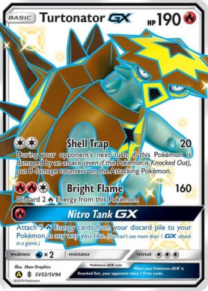 Karta Pokemon Turtonator GX - Hidden Fates: Shiny Vault SV52/SV94