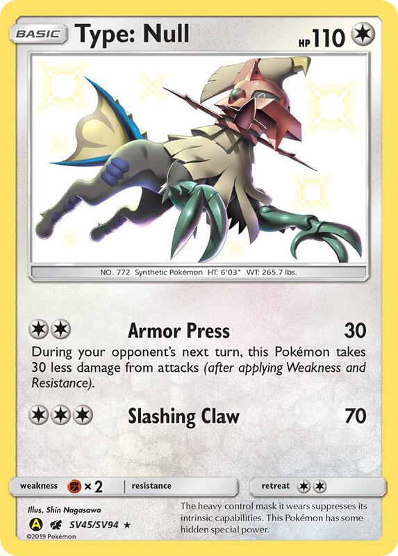 Karta Pokemon Type: Null - Hidden Fates: Shiny Vault SV45/SV94