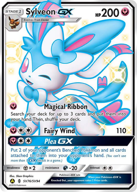 Karta Pokemon Sylveon GX - Hidden Fates: Shiny Vault SV76/SV94