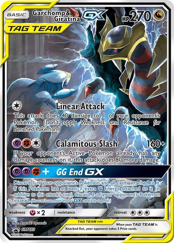 Karta Pokemon Garchomp & Giratina GX - SM193 - SM Promos SM193
