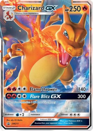 Karta Pokemon Charizard GX - SM211 - SM Promos SM211
