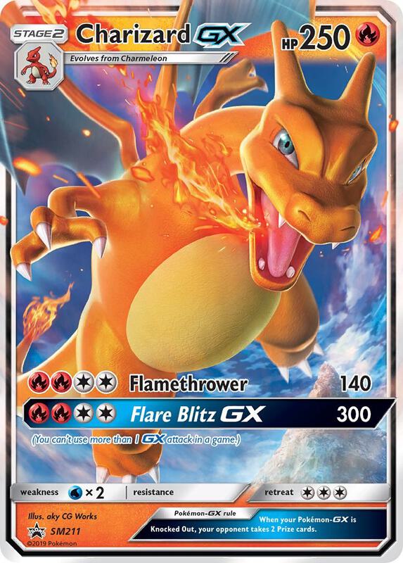 Karta Pokemon Charizard GX - SM211 - SM Promos SM211