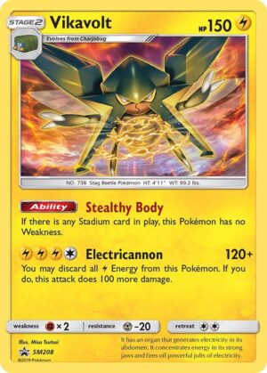Karta Pokemon Vikavolt - SM208 - SM Promos SM208