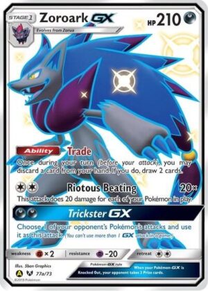 Karta Pokemon Zoroark GX - 77a/73 - Alternate Art Promos 77a/073