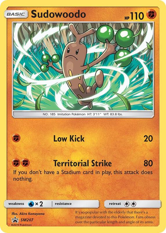 Karta Pokemon Sudowoodo - SM207 - SM Promos SM207