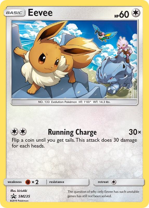 Karta Pokemon Eevee - SM235 - SM Promos SM235