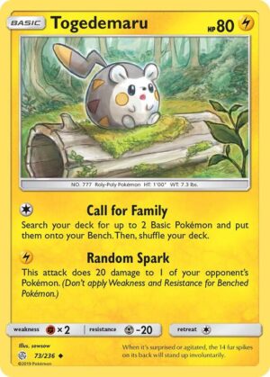Togedemaru 73/236 - SM - Cosmic Eclipse