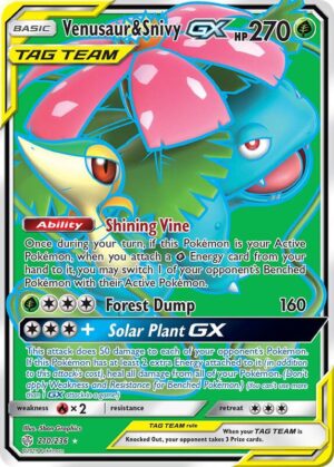 Venusaur & Snivy-GX 210/236 - Cosmic Eclipse