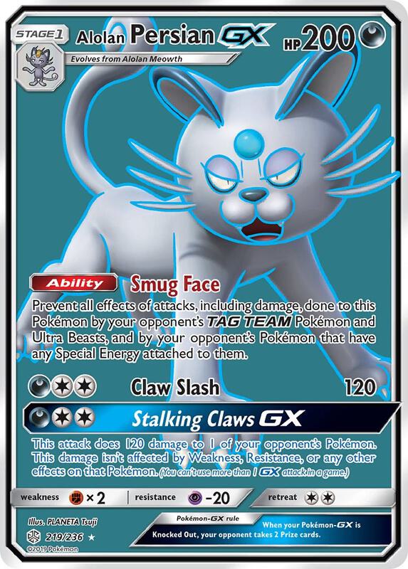 Alolan Persian-GX 219/236 - Cosmic Eclipse