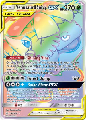 Venusaur & Snivy-GX 249/236 - Cosmic Eclipse