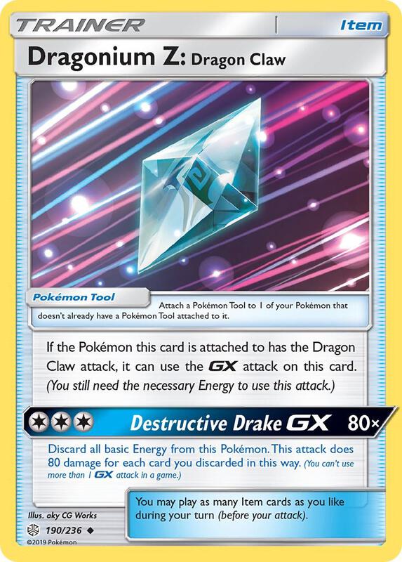 Dragonium Z: Dragon Claw 190/236 - Cosmic Eclipse
