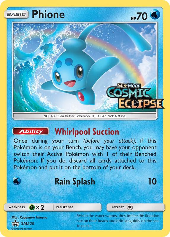 Karta Pokemon Phione - SM220 (Prerelease) - SM Promos SM220