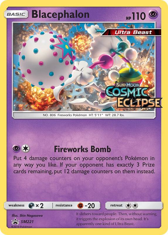 Karta Pokemon Blacephalon - SM221 (Prerelease) - SM Promos SM221