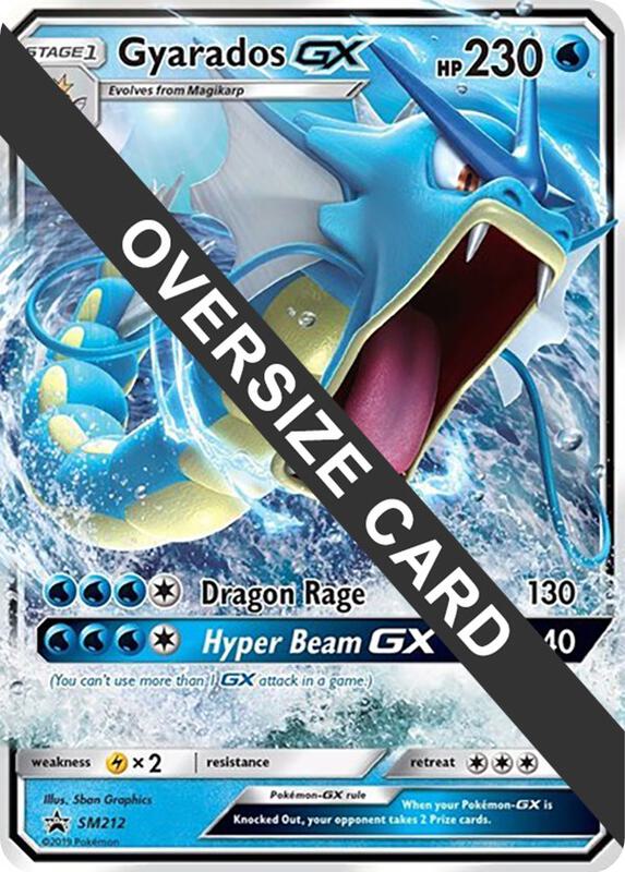 Karta Pokemon Gyarados GX - SM212 (SM Black Star Promo) - Jumbo Cards SM212