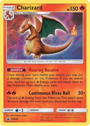 Karta Pokemon Charizard - SM226 - SM Promos SM226