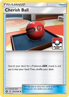 Karta Pokemon Cherish Ball - 191a/236 (League Cup) - League & Championship Cards 191a/236