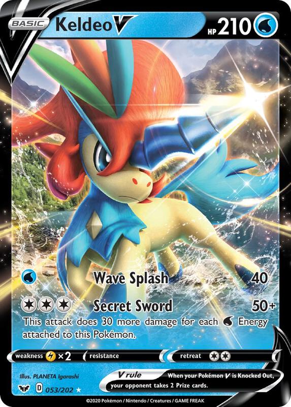 Keldeo V 053/202 - Sword & Shield
