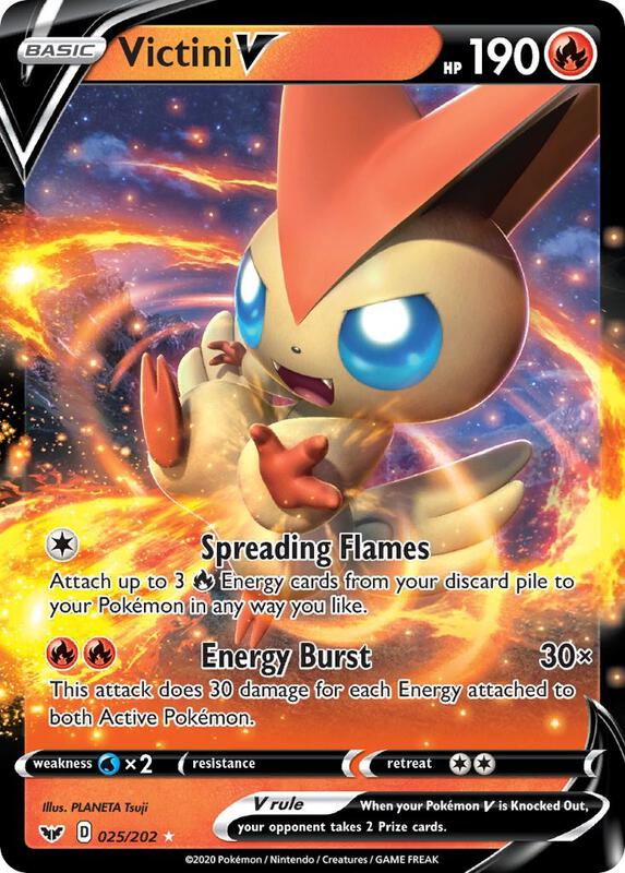 Victini V 025/202 - Sword & Shield