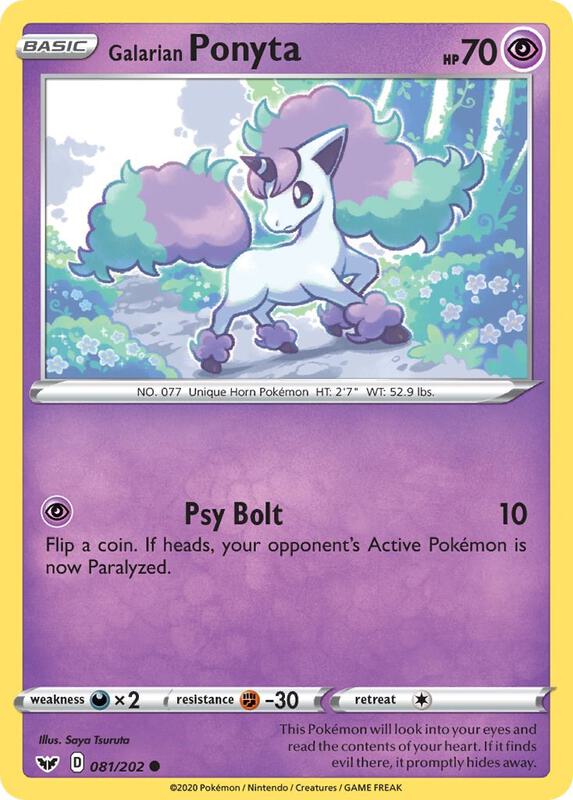 Galarian Ponyta 081/202 - Sword & Shield