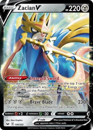 Zacian V 138/202 - Sword & Shield