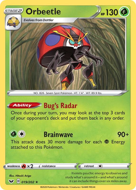 Orbeetle 019/202 - Sword & Shield