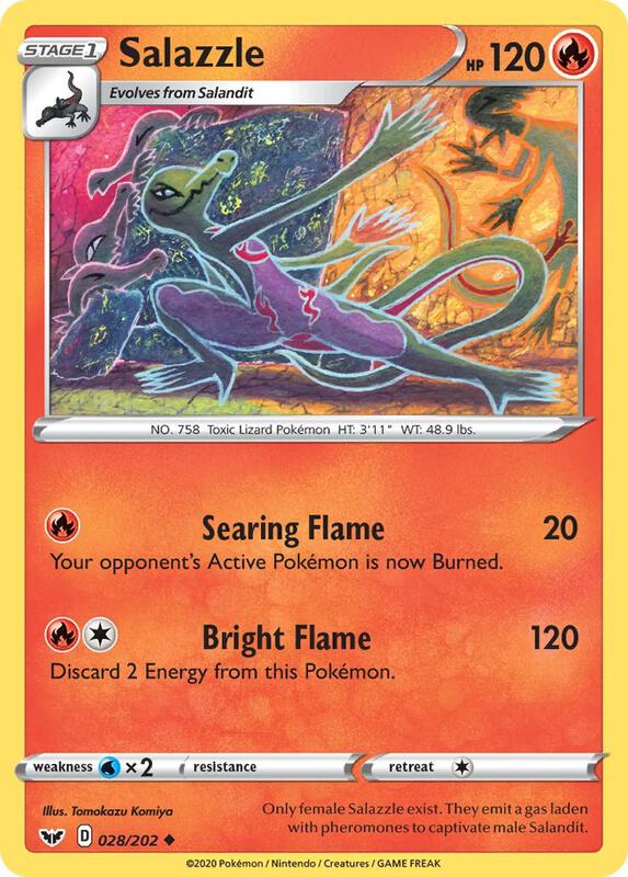 Salazzle 028/202 - Sword & Shield