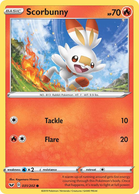 Scorbunny 031/202 - Sword & Shield