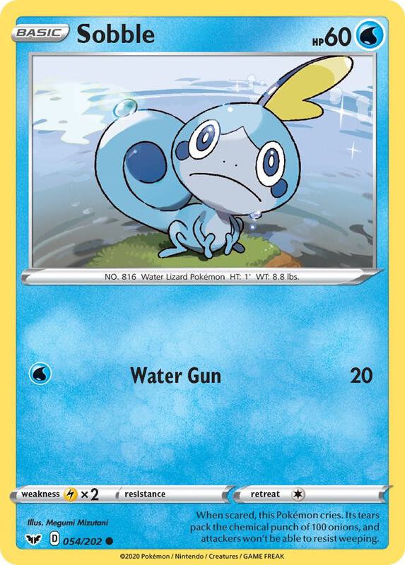 Sobble 054/202 - Sword & Shield