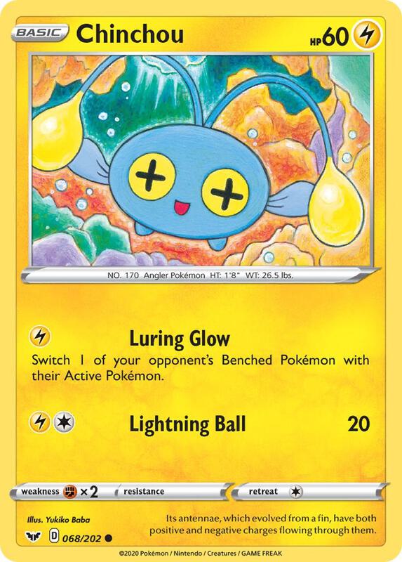 Chinchou 068/202 - Sword & Shield
