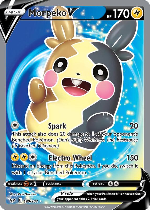 Morpeko V 190/202 - Sword & Shield