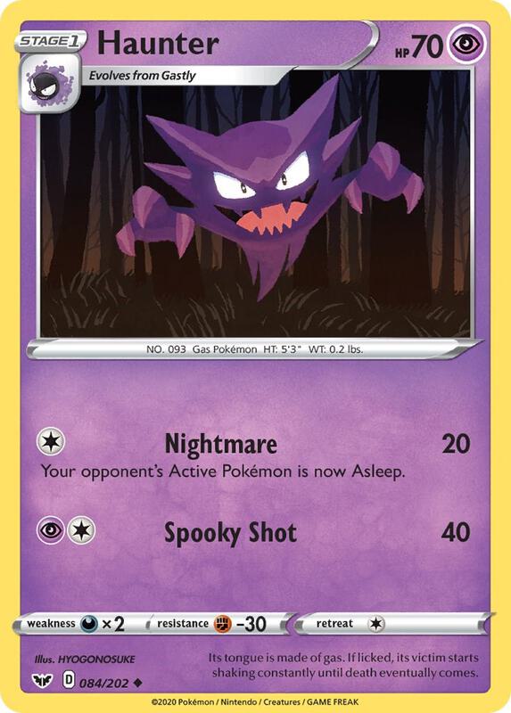 Haunter 084/202 - Sword & Shield