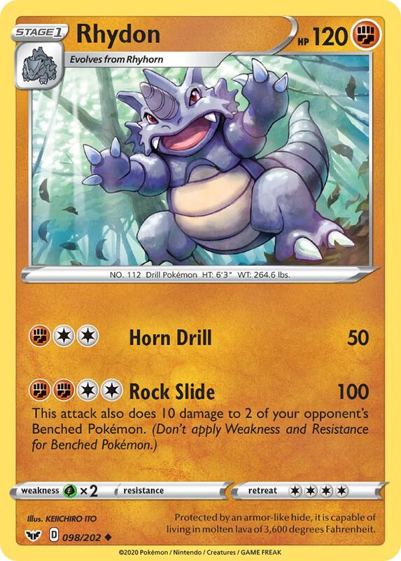 Rhydon 098/202 - Sword & Shield