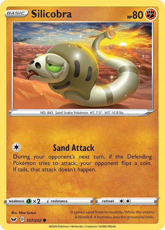 Silicobra 107/202 - Sword & Shield