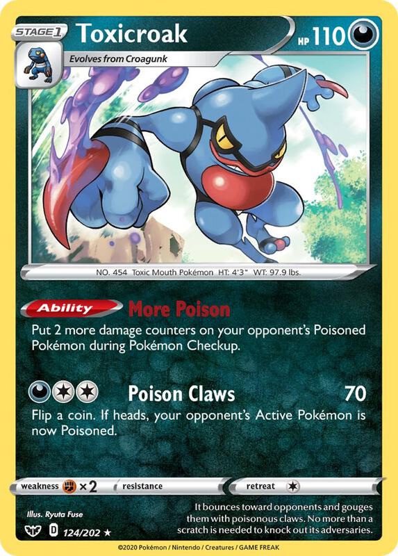 Toxicroak 124/202 - Sword & Shield